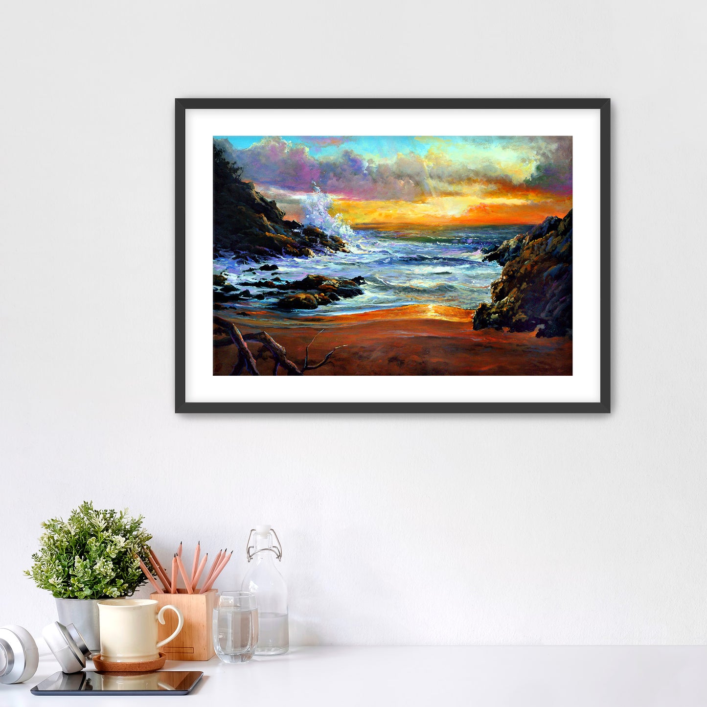 Cotton Candy Sunset - Giclée on Paper