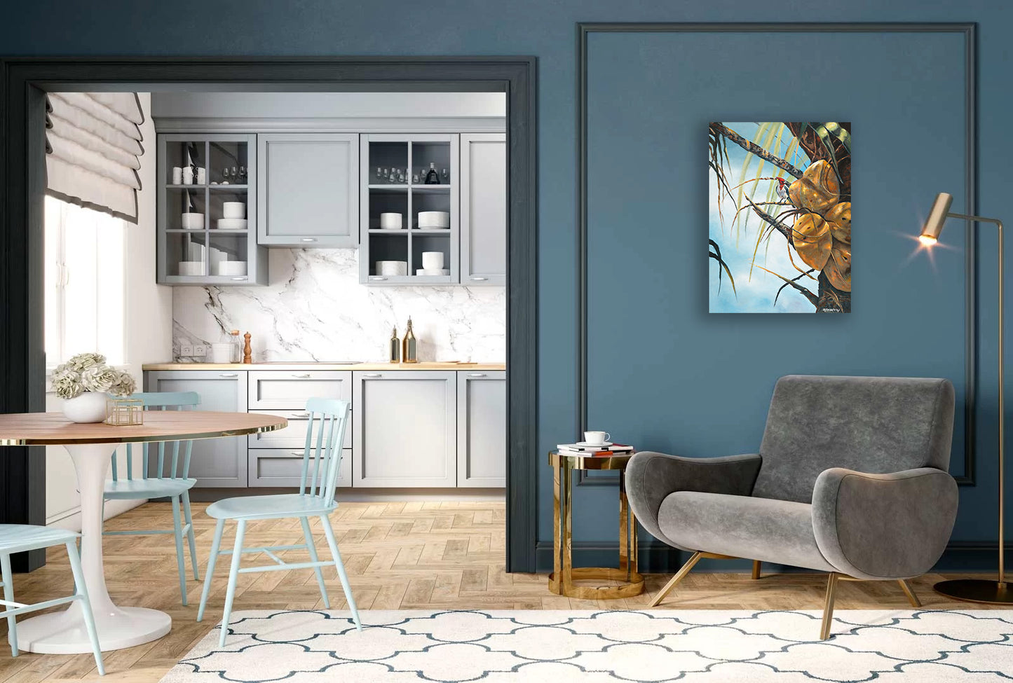 Bird's Eye View - Giclée on Metal